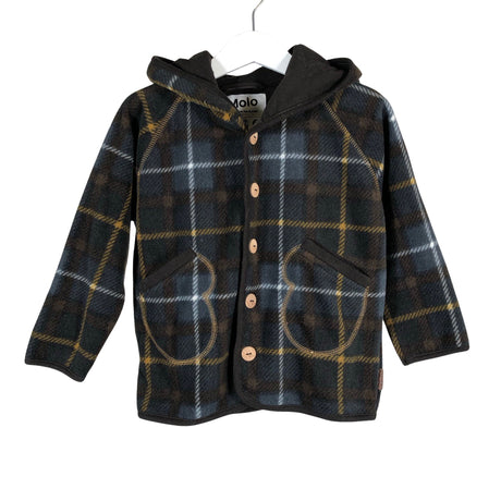 Unisex Molo Kids - Fleece jacket, size 92 - 98 - Brown ()