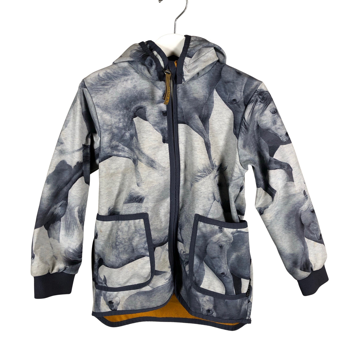 Unisex Molo Kids - Soft shell jacket, size 104 - 110 - Gray (1)