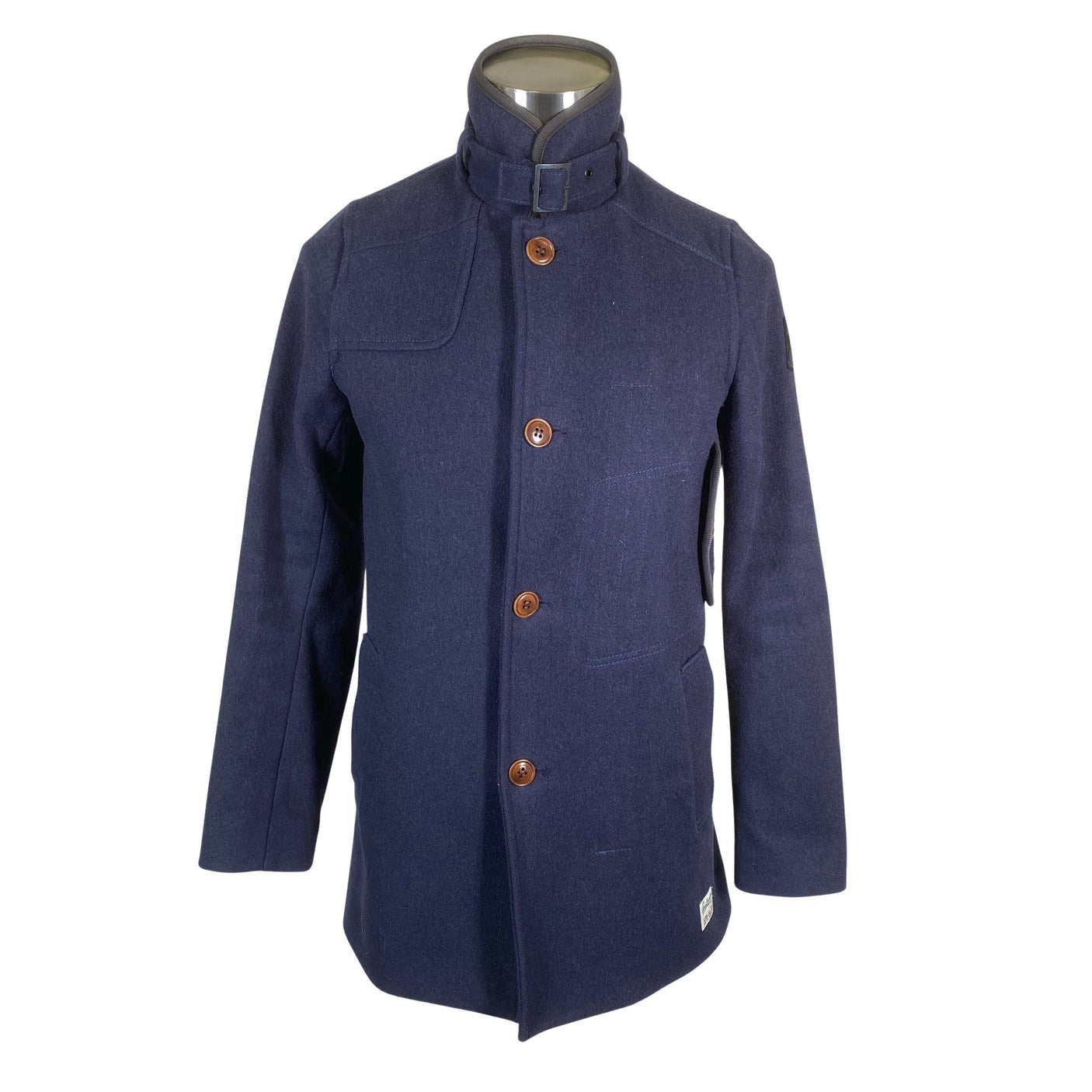 Unisex G-star - Wool coat, size S - Blue (1)