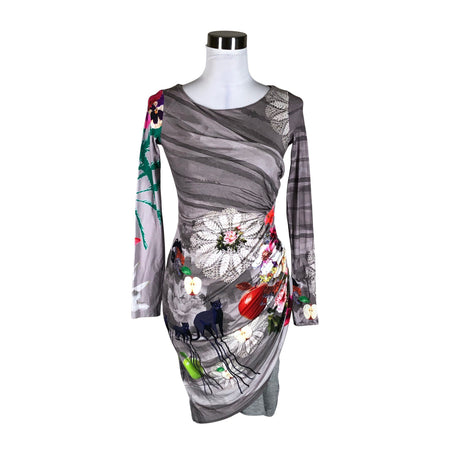 Unisex Desigual - Tricot dress, size 34 - Gray ()