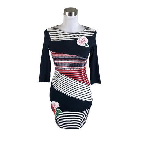 Unisex Desigual - Tricot dress, size 34 - Blue ()