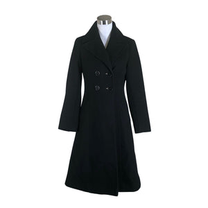 Unisex Topshop - Wool coat, size 38 - Black (1)