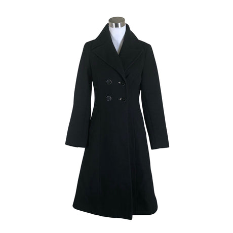 Unisex Topshop - Wool coat, size 38 - Black ()