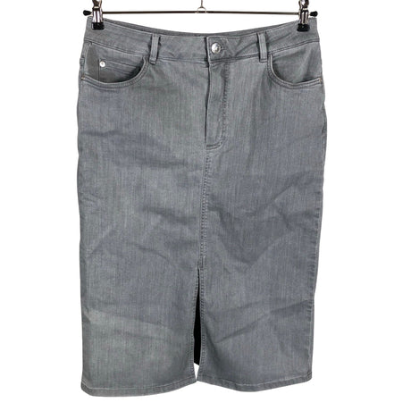 Unisex Your Face - Denim skirt, size 40 - Gray ()