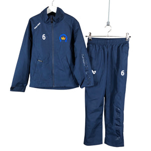 Unisex Bauer - Spring/Fall jacket and pants set, size 128 - 134 - Blue (1)