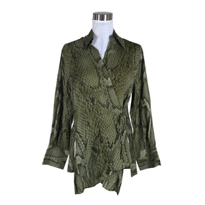 Unisex Massimo Dutti - Blouse, size 40 - Green (1)