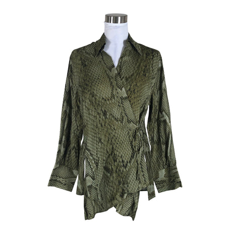 Unisex Massimo Dutti - Blouse, size 40 - Green ()