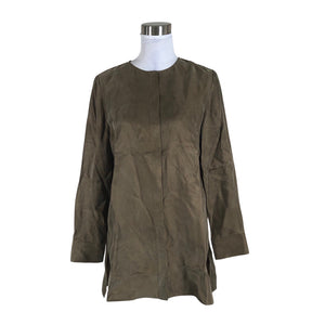 Unisex Massimo Dutti - Schiffon tunic, size 40 - Green (1)