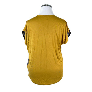 Unisex More&More - Short-sleeved blouse, size 44 - Yellow (2)