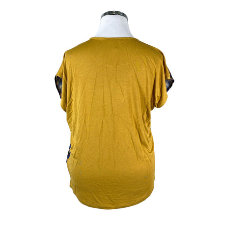 Unisex More&More - Short-sleeved blouse, size 44 - Yellow (2)
