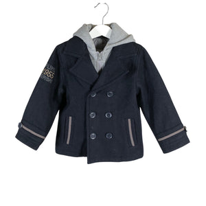 Unisex Brums - Wool coat, size 92 - 98 - Blue (1)