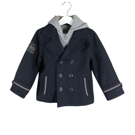 Unisex Brums - Wool coat, size 92 - 98 - Blue ()