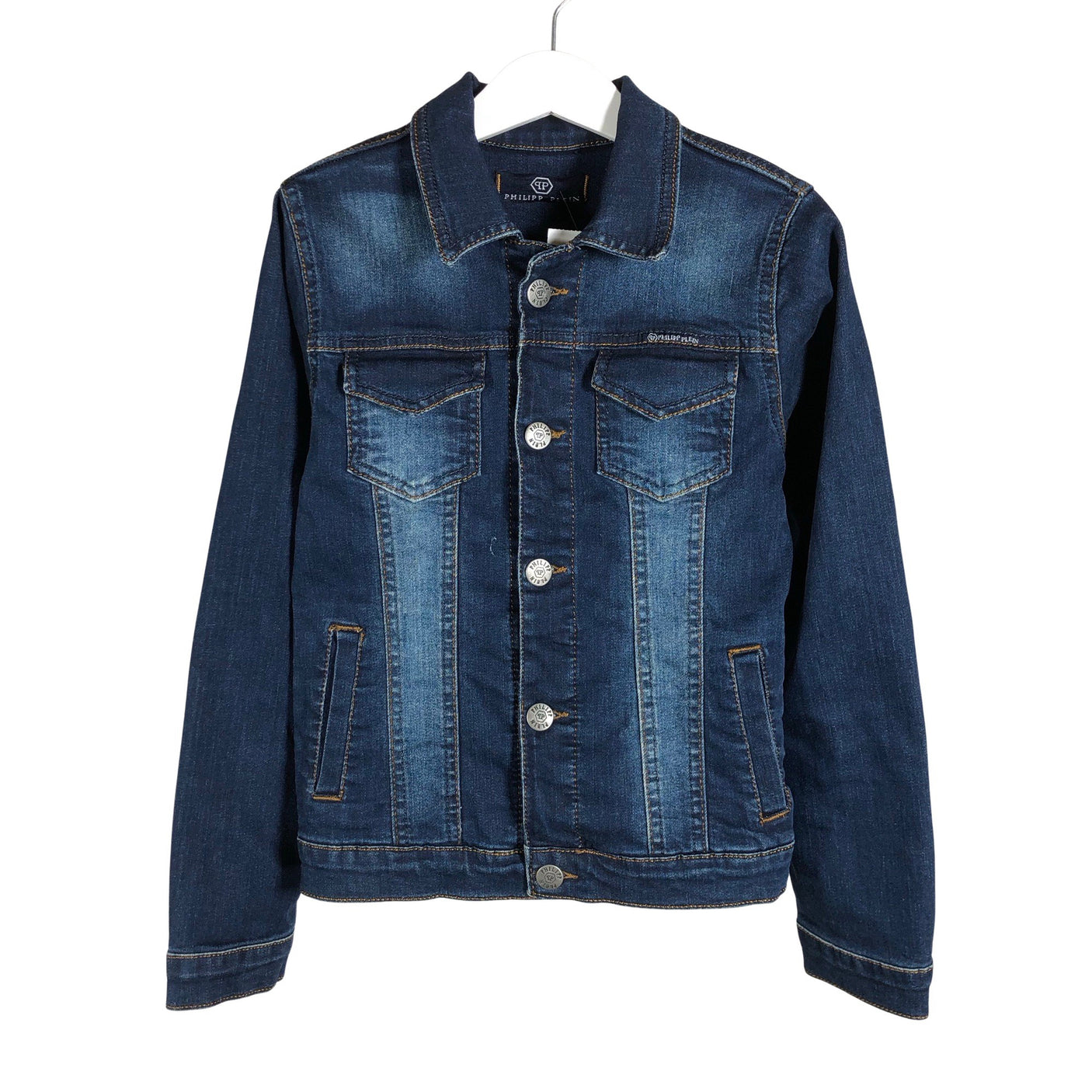 Unisex Philipp Plein - Denim jacket, size 110 - 116 - Blue (1)