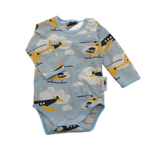 Unisex PaaPii - Body, size 56 - 62 - Light blue (1)