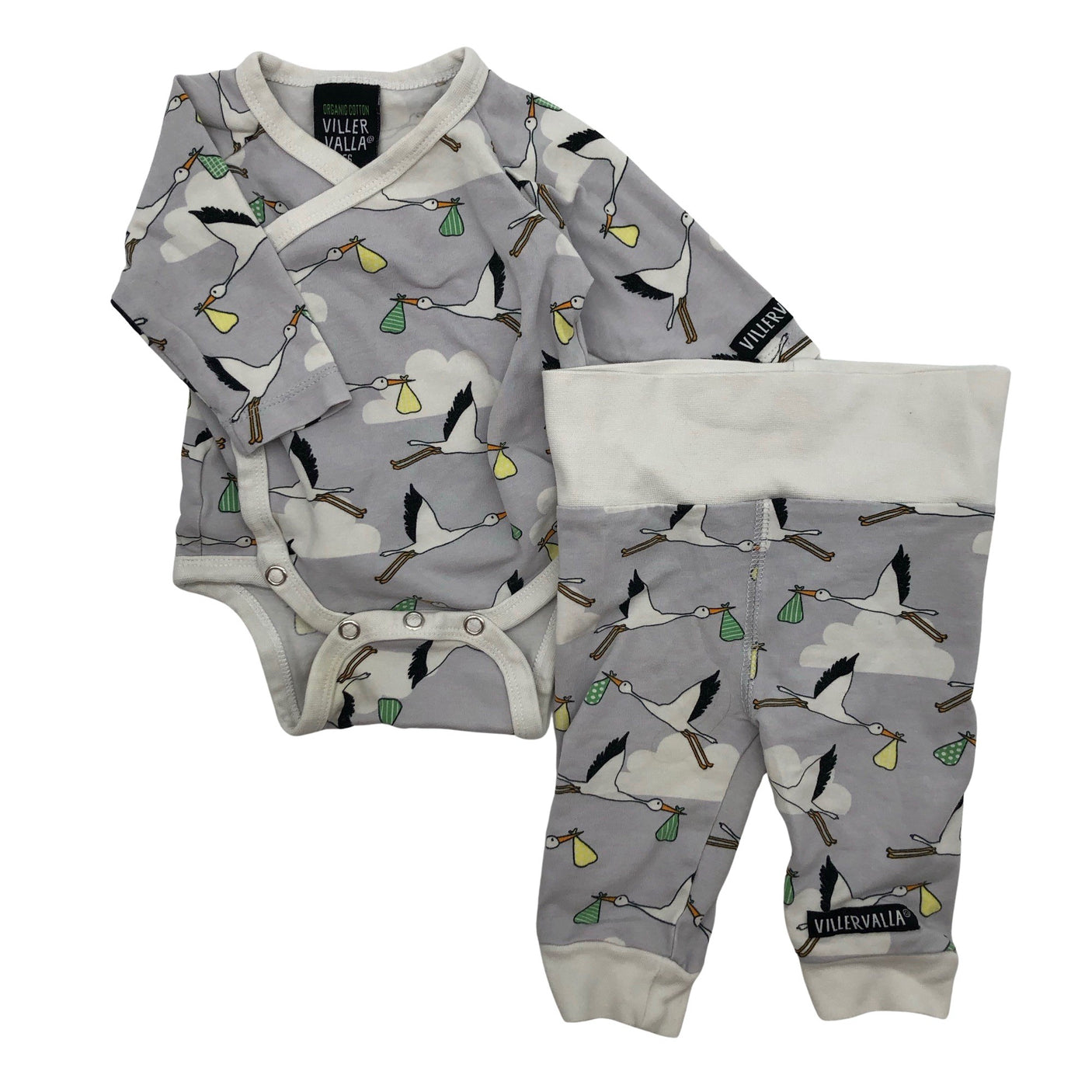 Unisex Villervalla - Body, size 50 - 56 - Gray (1)