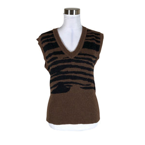 Unisex Nué Notes - Knit vest, size 38 - Brown (1)