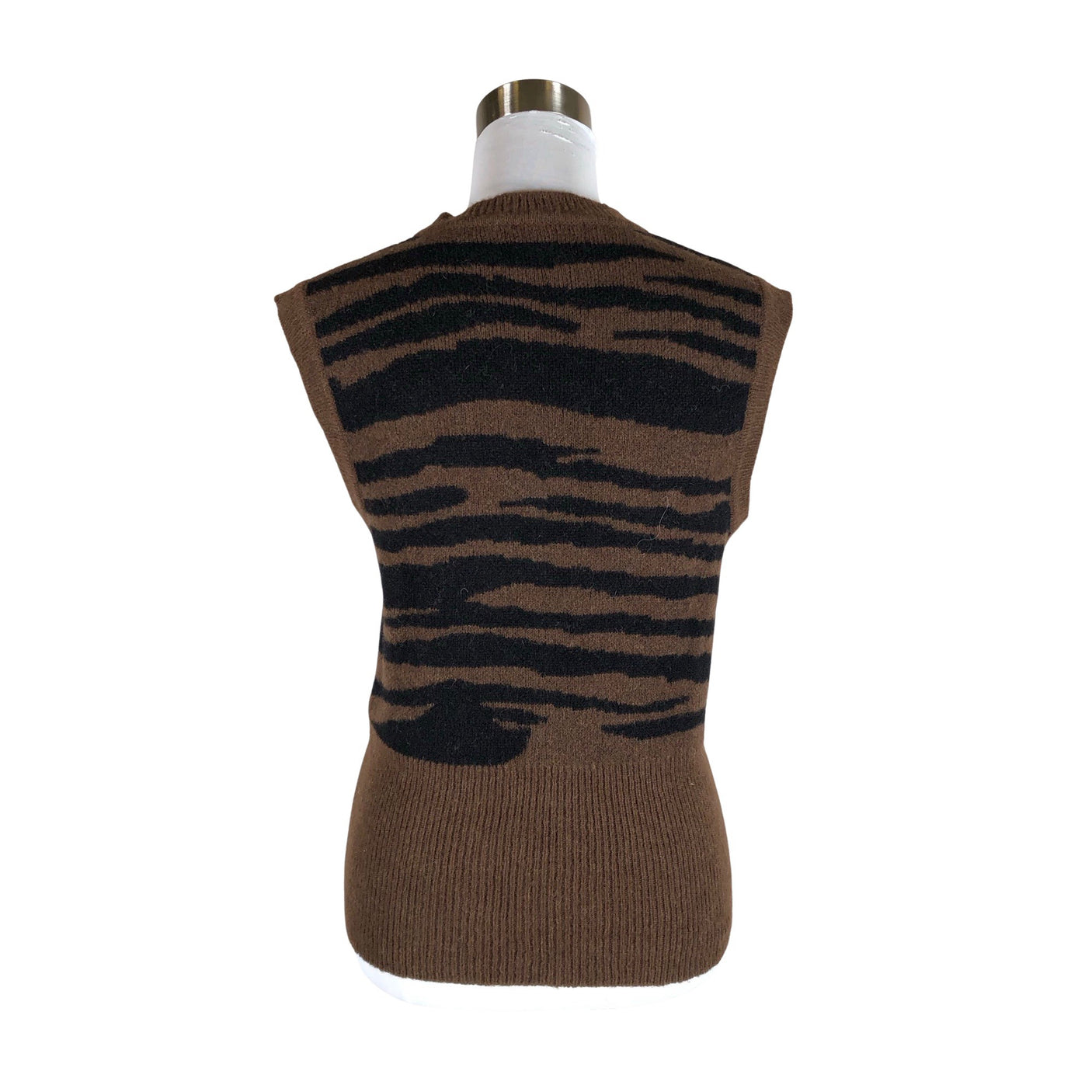 Unisex Nué Notes - Knit vest, size 38 - Brown (2)