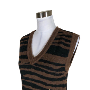 Unisex Nué Notes - Knit vest, size 38 - Brown (3)