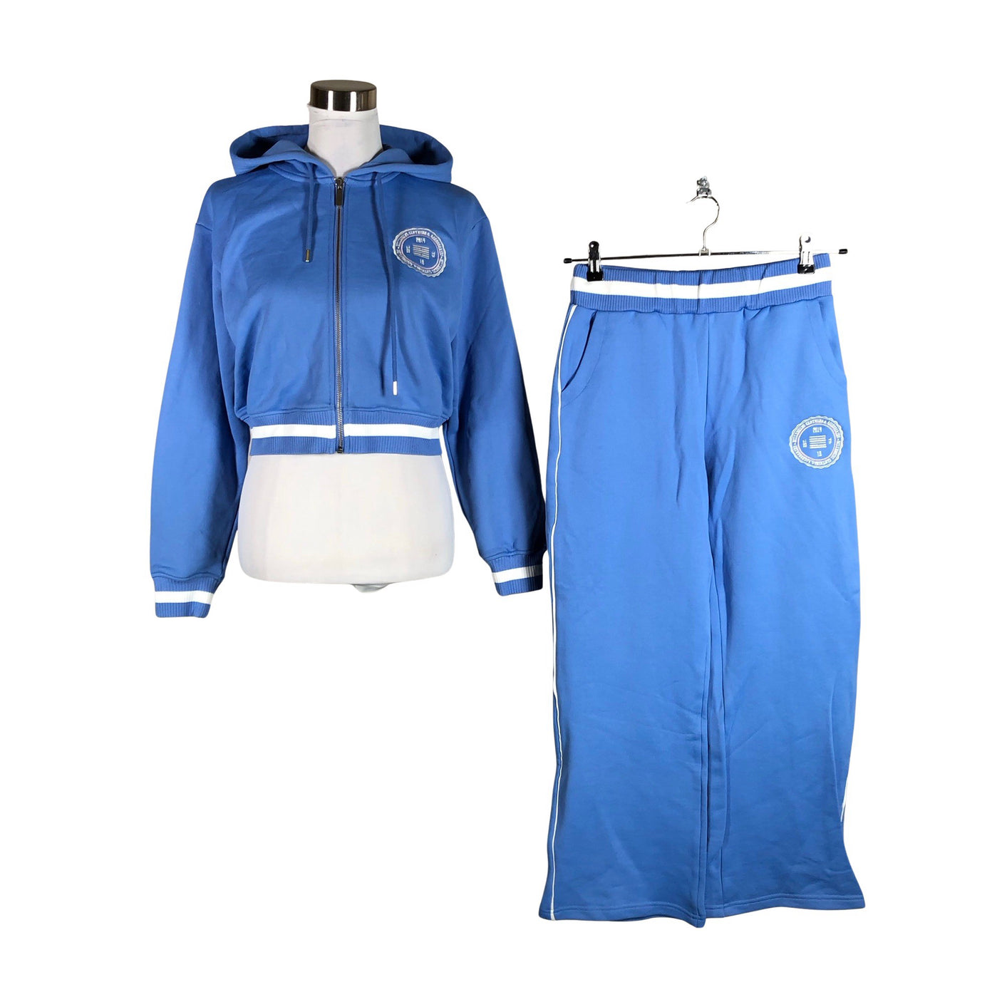 Unisex Billebeino - Sweatshirt and pants set, size 36 - Light blue (1)