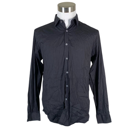 Unisex Aquascutum - Collared shirt, size XL - Black ()
