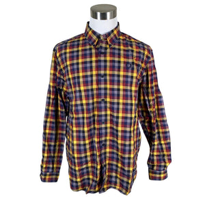 Unisex Fred Perry - Collared shirt, size XL - Wine red (1)