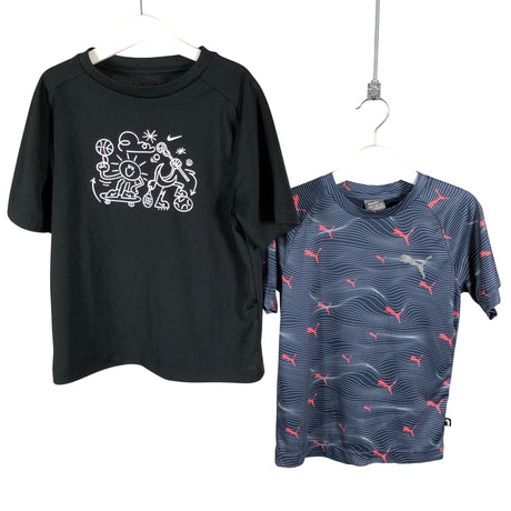 Unisex Nike - Sports shirt, short sleeve, size 128 - 134 - Black ()