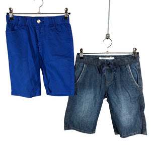 Unisex Lindex - Denim shorts, size 134 - 140 - Blue (1)