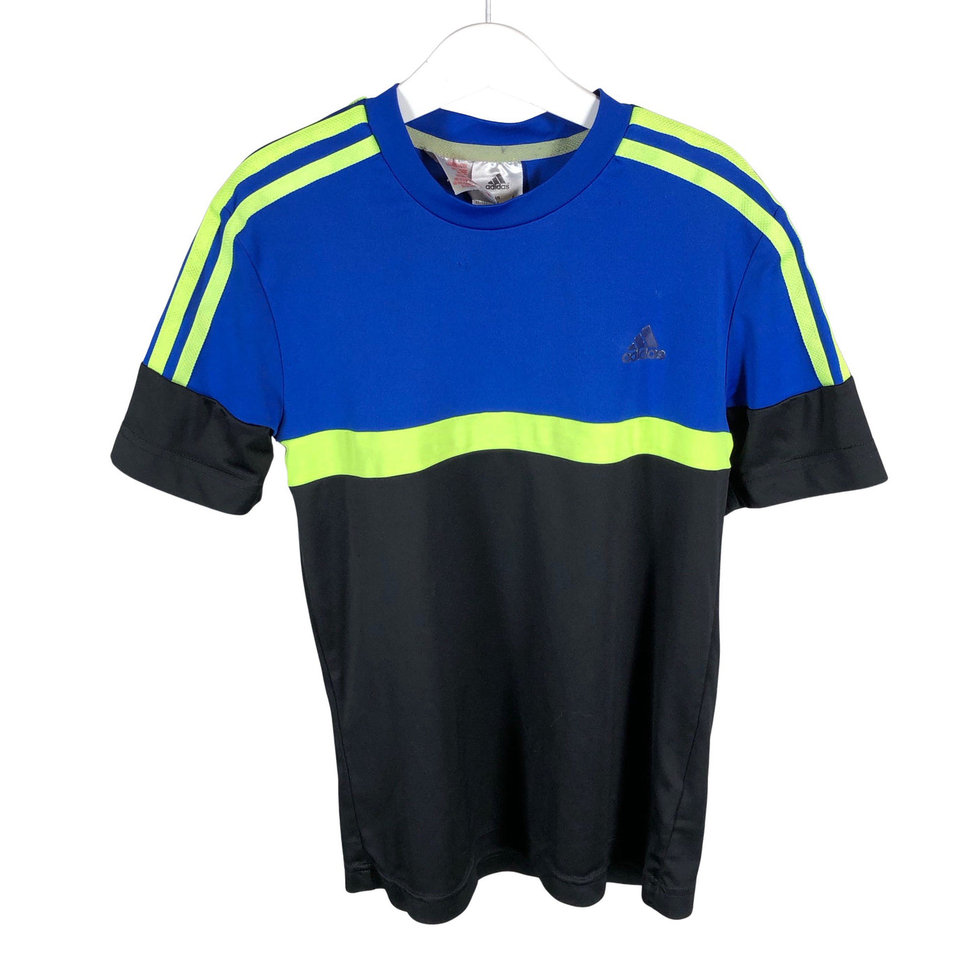 Unisex Adidas - Sports shirt, short sleeve, size 146 - 152 - Blue (1)
