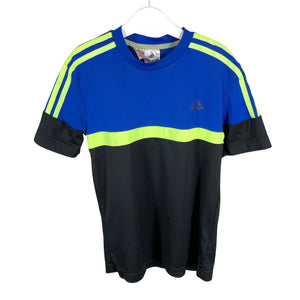 Unisex Adidas - Sports shirt, short sleeve, size 146 - 152 - Blue (1)