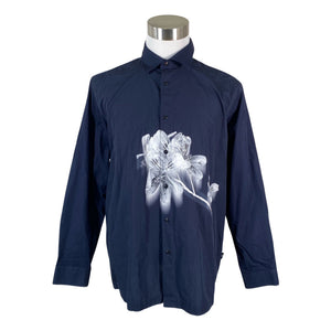 Unisex Ted Baker - Collared shirt, size XL - Blue (1)