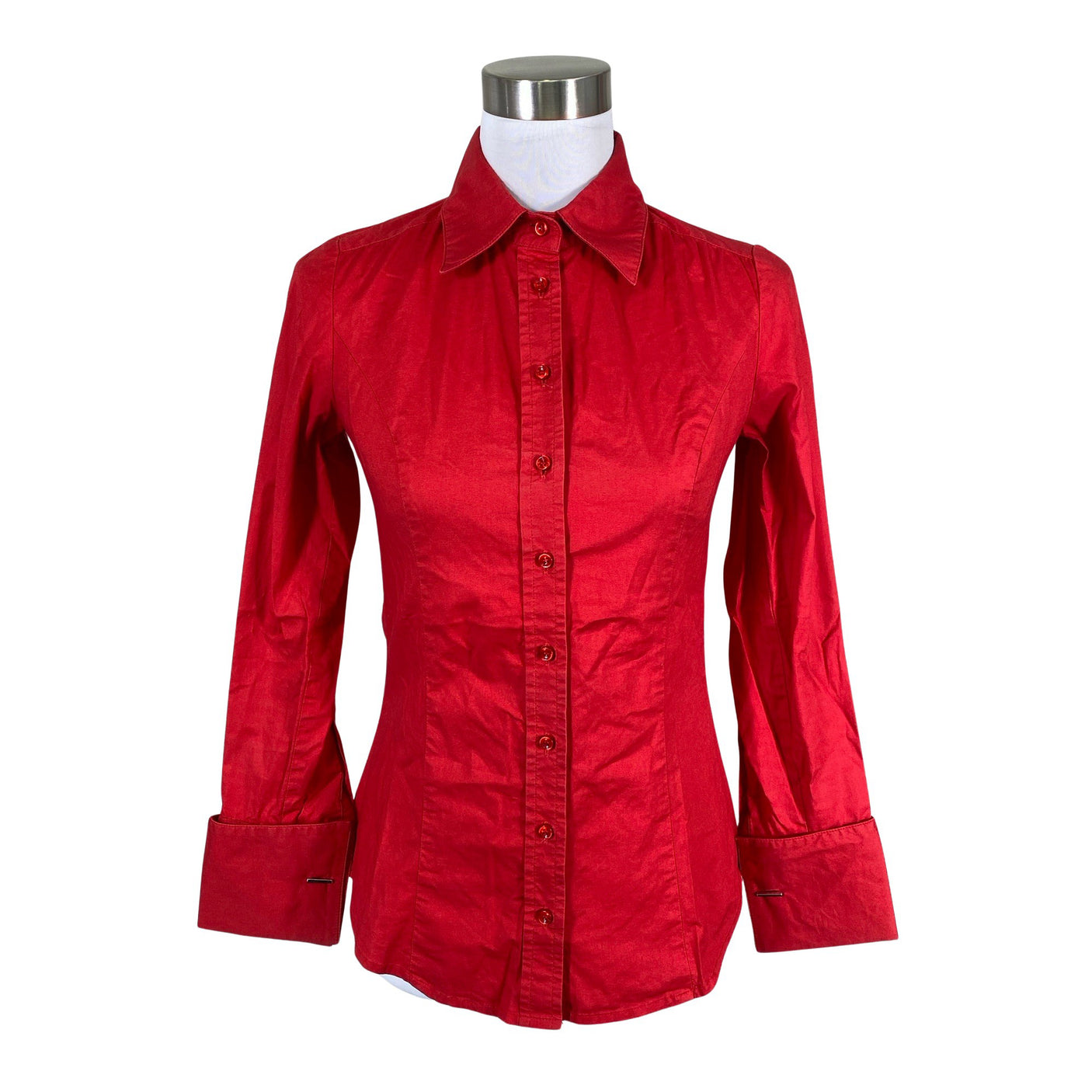 Unisex Andiata - Collared shirt, size 34 - Red (1)