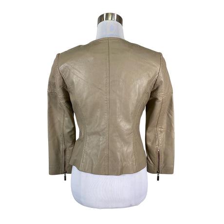 Unisex Andiata - Leather jacket, size 38 - Beige (2)