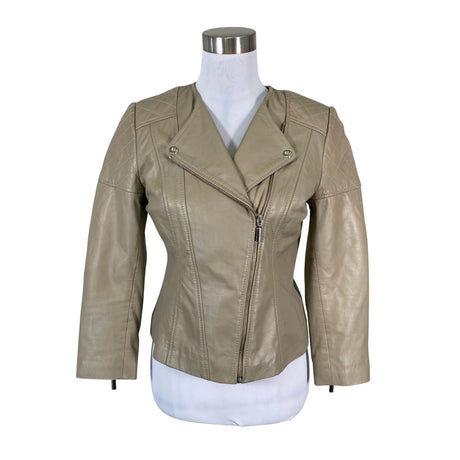Unisex Andiata - Leather jacket, size 38 - Beige ()