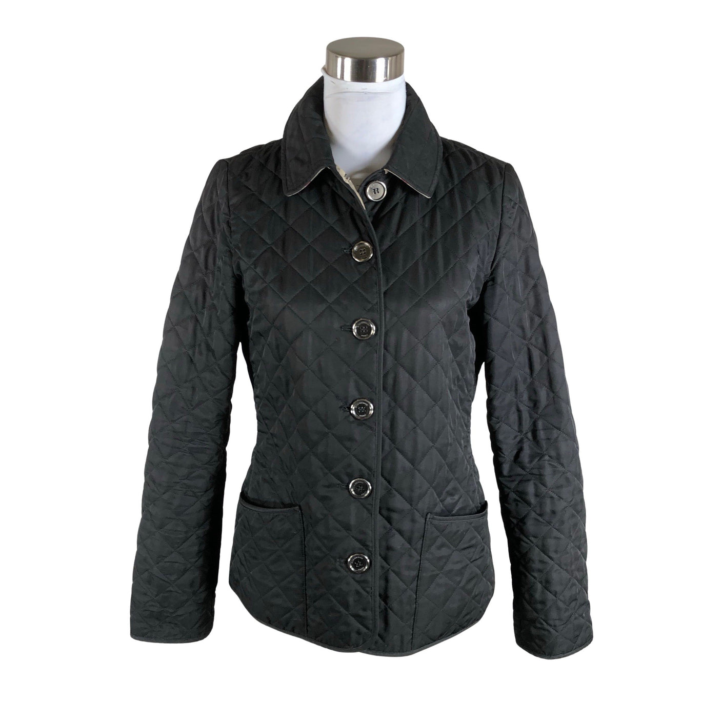 Unisex Burberry Brit - Quilted jacket, size 36 - Black (1)