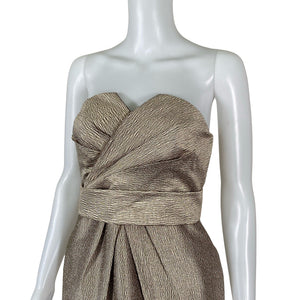 Unisex Coast - Party dress, size 34 - Gold (3)