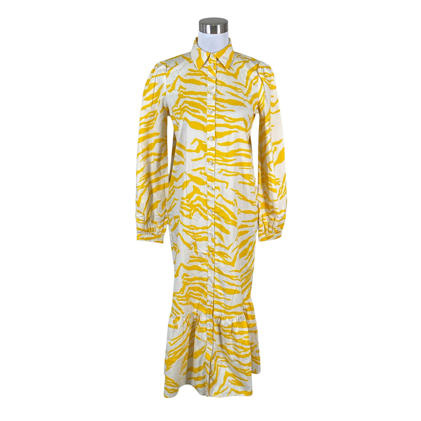 Unisex ALIGNE - Schiffon dress, size 34 - Beige (1)