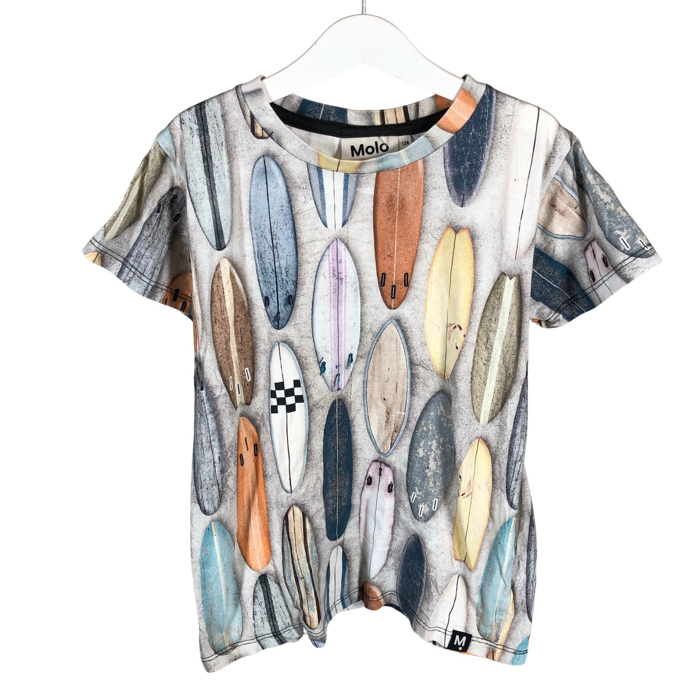 Unisex Molo Kids - T-shirt, size 122 - 128 - Gray (1)