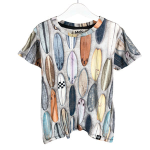 Unisex Molo Kids - T-shirt, size 122 - 128 - Gray (1)