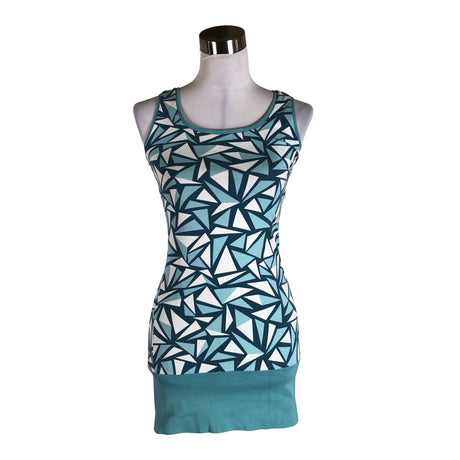 Unisex Handmade - Tricot tank top, size 36 - Turquoise ()