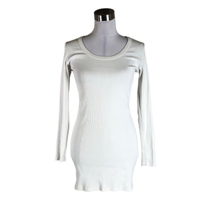 Unisex NOSH - Tricot tunic, size 32 - White (1)