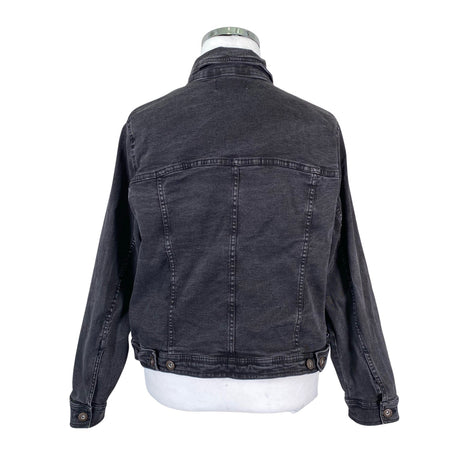 Unisex Zizzi - Denim jacket, size 46 - Gray (2)