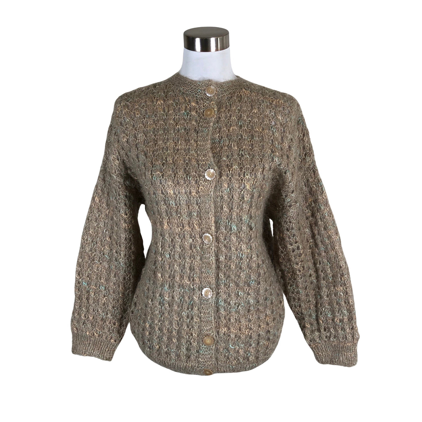 Unisex Handmade - Cardigan, size 40 - Beige (1)