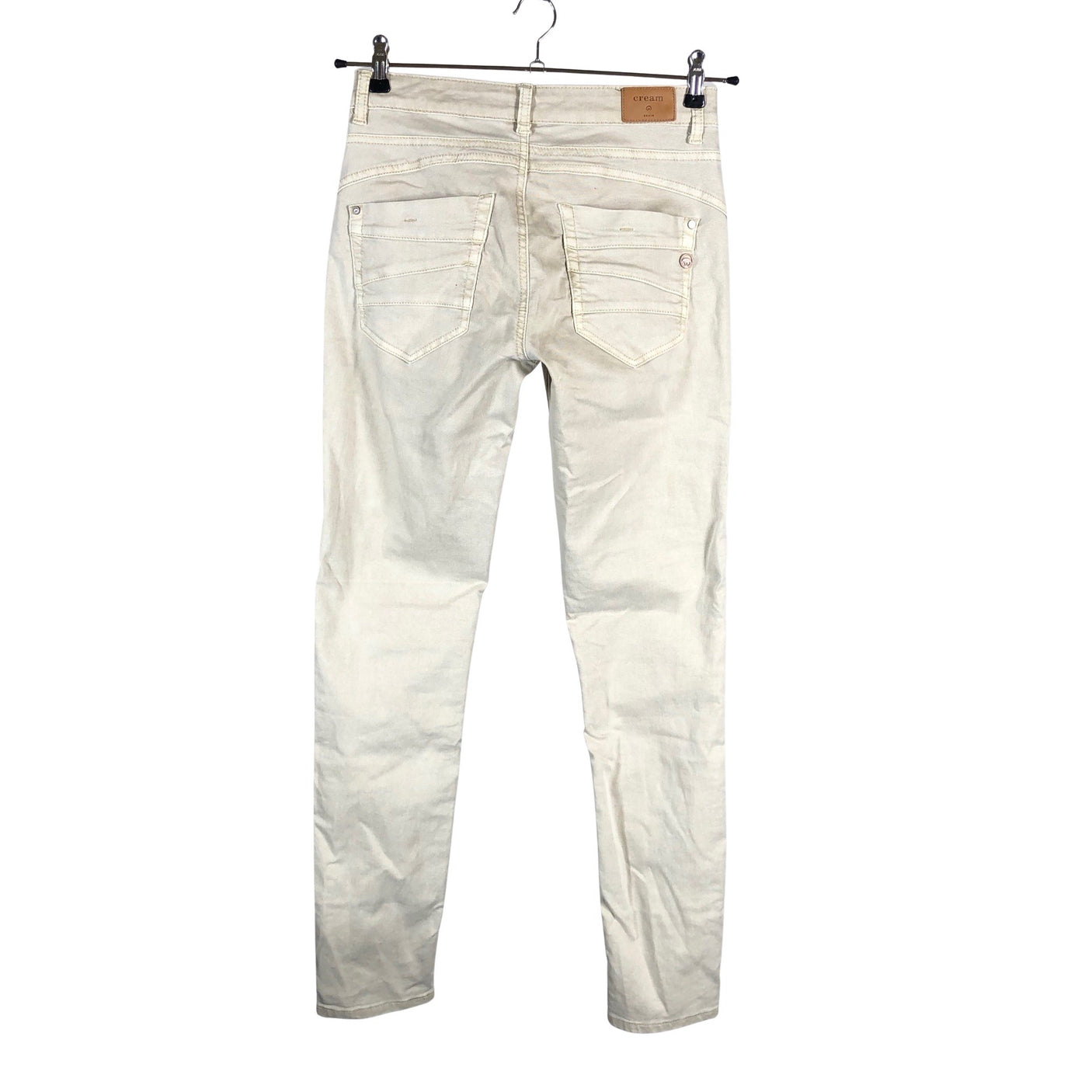 Unisex Cream - Jeans, size W26 - Beige (2)