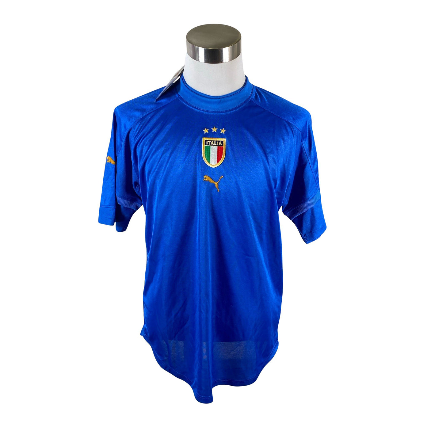 Unisex Puma - Sports shirt, short sleeve, size L - Blue (1)