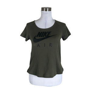 Unisex Nike - Sports shirt, short sleeve, size 36 - Green (1)