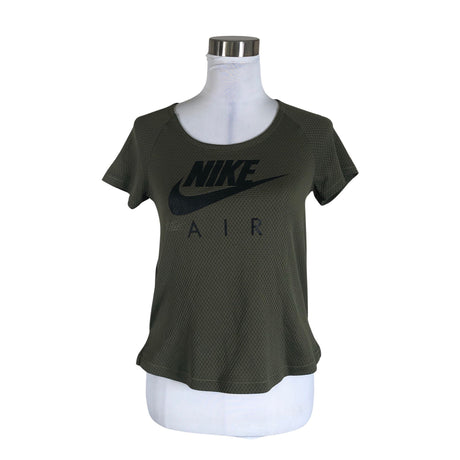 Unisex Nike - Sports shirt, short sleeve, size 36 - Green ()