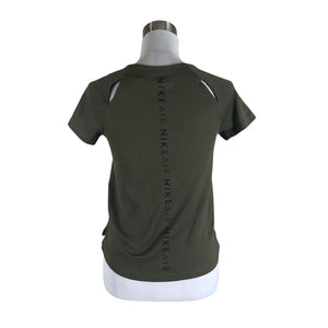 Unisex Nike - Sports shirt, short sleeve, size 36 - Green (2)