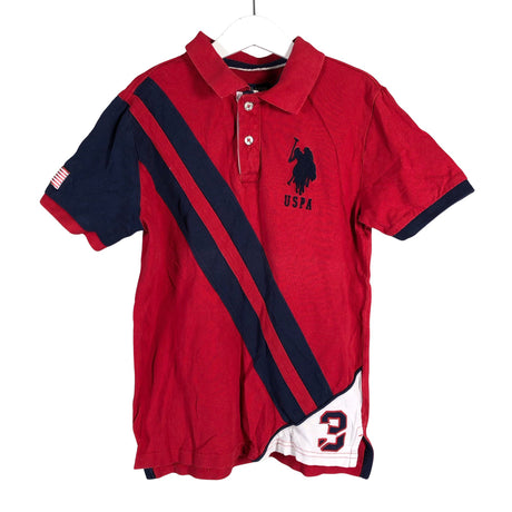 Unisex U.S. Polo Assn. - Polo shirt, size 122 - 128 - Red ()