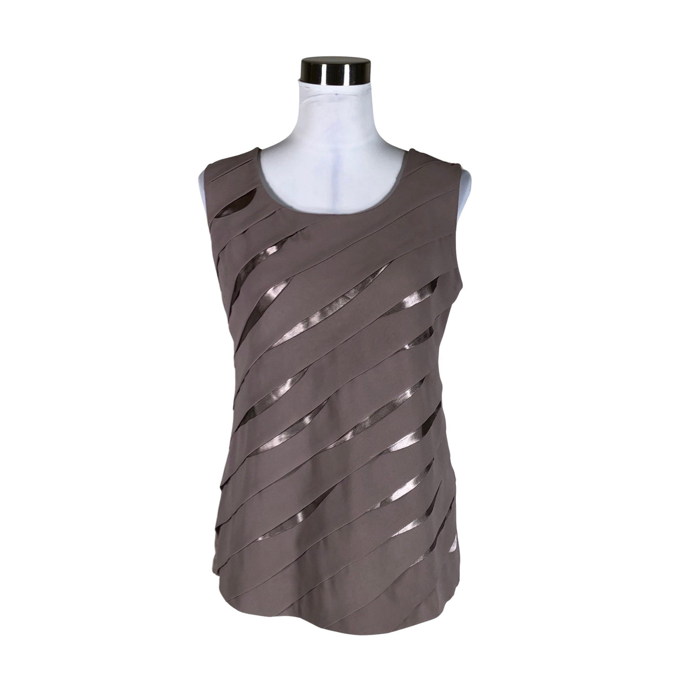 Unisex Ril's - Tricot tank top, size 38 - Brown (1)