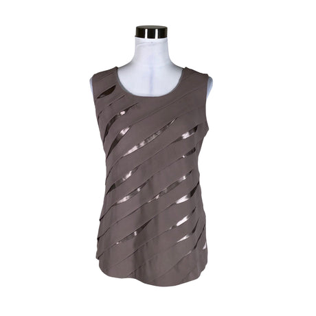 Unisex Ril's - Tricot tank top, size 38 - Brown ()